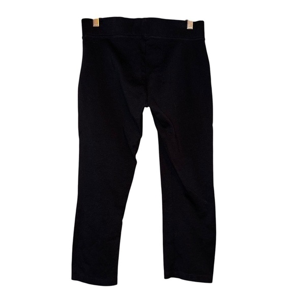 AMERICAN GIANT No BS Ponte Slim Pants Mid Rise Crop Leggings Black Size 2 Petite - Picture 6 of 9